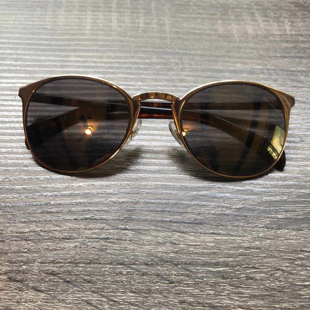 Gold and tortoiseshell sunglasses